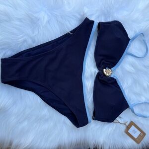 Samiol Navy Blue Bikini Set 0001